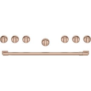 Cafe´ 36" Brushed Copper Handle & Knob Set for Pro Range and Rangetop