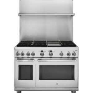 Monogram 48" Professional 30"-36" Adjustable Height Backsplash with Shelf