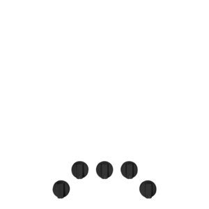 Café Custom Gas Cooktop Knobs Flat Black