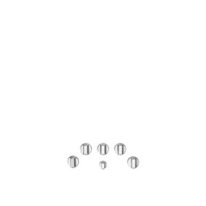 Café 6 Gas Cooktop Knobs Brushed Stainless