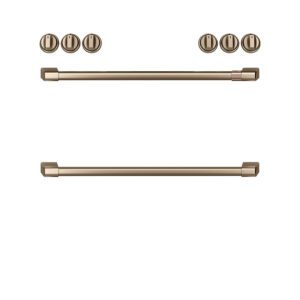 Café Front Control Gas Knobs and Handles Brushed Bronze