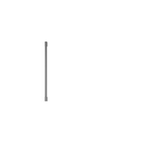 Monogram Single Door Refrigerator Statement Handle Kit Stainless Steel