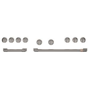 Cafe´ 48" Handle and Knob Set for Pro Range and Rangetop Brushed Black- CXPR8HKPTBT