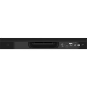 GE 24" Built-In Front Control Dishwasher Black