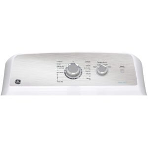 GE 7.2 cu.ft. Top Load Electric Dryer with SaniFresh Cycle White
