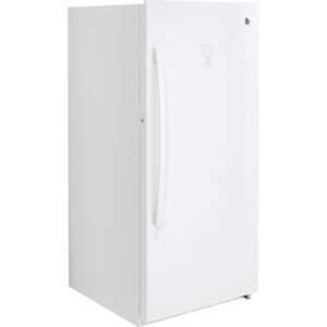 GE 14.1 Cu. Ft. Frost Free Upright Freezer White FUF14DLRWW